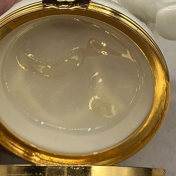 Lenox Treasures Good Luck Elephant Trinket Box 24 ct Gold Trim - Picture 9 of 10